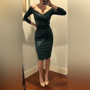 Chiara Boni Dark Green Women's bodycon dress